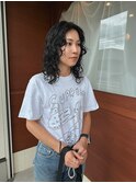 お洒落なモードパーマ