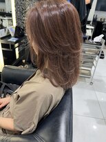 エアー 銀座タワー(AIR)&nbsp;大人のセミロング、ハイレイヤーウルフ