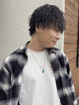 バーチミシマ(BIRCH mishima) "無造作縦落ちスパイラルパーマ"