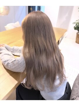 シェーン 仙台駅広瀬通店(schon) くすみ感が可愛いミルクティーグレージュ