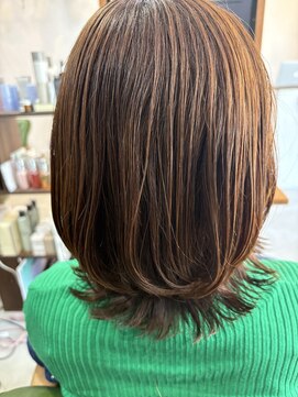 20代30代40代　白髪ぼかしウルフレイヤー