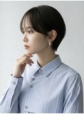 薄めバング長めバングクールショート20代30代40代東新宿若松河田