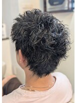 キングマンバーバー 田町店(KING MAN BARBER) スパイキーパーマ