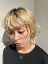 ビハインドザカーテン(BEHIND THE CURTAIN) レイヤーミディ×くせ毛カットレイヤーウルフボブルフ