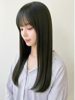 イロ バイ マグ(IRO by Mag) 透明感暗髪◎ブリーチなし美髪ストレートロングヘア