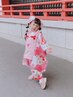 七五三3歳ヘアセット・髪飾りレンタルつき¥5500