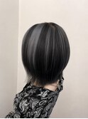 アッシュブラック × シルバー