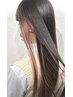 カット＋インナーカラー【サイド】ポイントブリーチ＋フルカラー