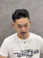 フジヤマバーバーショップ アジト(FUJIYAMA BARBER SHOP ajito)&nbsp;フェード×かき上げメンズパーマ メンズ/明石/西明石/大久保