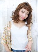 小顔ミディアムパーマ☆【And 天王寺阿倍野店】
