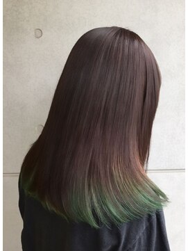 クリープ(Cleep) マーメイドアッシュ×ターコイズグリーン