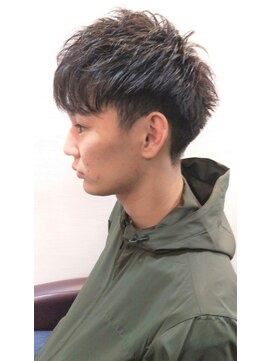ヘアースペースシャルム (HAIR SPACE Charme) アシメ風♪ スポーティー×刈り上げマッシュ!
