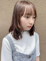 トップヘアー アヴェニュー 刈谷(TOPHAIR Avenue)&nbsp;女子度アップ！ツヤ感やわらかヘーゼルカラー！/ことりベージュ