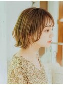 愛されショートボブ