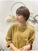 前髪カール/ネオシースルーバング/くびれボブ［銀座］