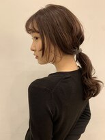 long hair × arrange
