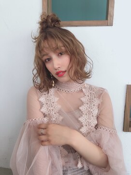 クシュ 所沢東口店(kusyu...) 大人かわいい#美髪#ネビージュ#ホワイトグレージュ#こなれミディ