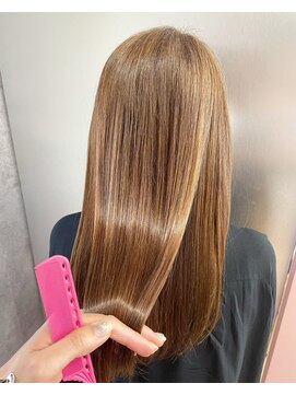 カームバイリコ 学芸大学(calm by liko) 美髪/大人かわいい/こなれミディ/サンドベージュ[学芸大学]