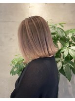 オンリー(ONLY.) シャドールーツ × ホワイトブラウン