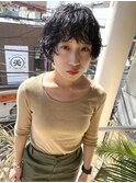 qiie/外ハネボブ/セクションカラー/グラデーションカラー