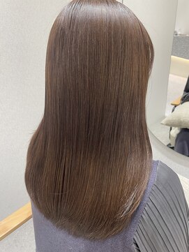 ジーナ 千葉(Zina) 美髪改善ストレート×シアーブラウン　zinaハセガワ