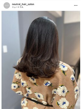 ニュートラル(neutral) 【neutral】レイヤーカット＋トリートメント