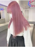 ピンク /顔周り/オージュア/髪質改善/前髪/韓国