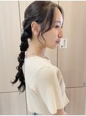 【三村】へんてこツインテール　簡単アレンジ　お呼ばれアレンジ