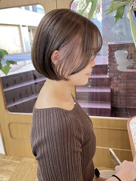 シエン 恵比寿(CIEN) インナーカラー/シルバーベージュ/ボブスタイル/デザインカラー