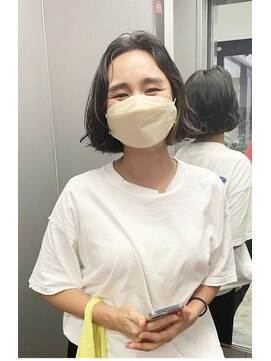 ナループロアボタン(Nalu pu loa BOTAN) ボブパーマ/黒髪パーマ/切りっぱなしボブ/ショートボブ