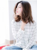 関内/髪質改善/ニュアンスカラーのふんわりカールくびれヘア♪h