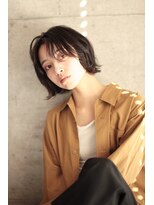 ファム(FAM)&nbsp;ボブ　センターパート　フェイスウルフ　代官山　中目黒　恵比寿