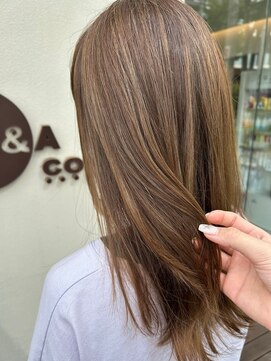 エヌアンドエーコンティ(N&A CONTi) ゆるふわウェーブ艶髪ロング　髪質改善カラー #9