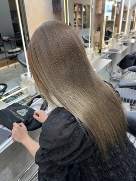 ロンドワン 三宮元町(Lond one) ハイトーン/ダブルカラー/ミルクティーベージュ