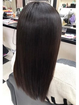 ディープヘアリクエスト(deep hair re-quest)の写真/ダメージ毛にもできる縮毛矯正で自然なストレートが叶う☆他店でお断りを受けた方も是非ご相談ください♪