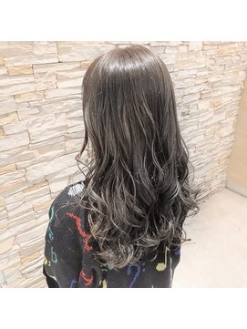 アロマ ヘアー ルーム 新宿店(AROMA hair room) グレージュ×ロングレイヤー×ブリーチなし