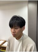 ツーブロ刈り上げショート