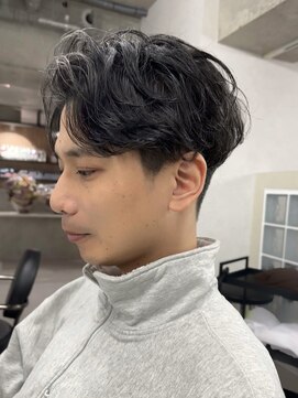 ガーデンタチカワネクスト(garden tachikawa next) センターパート/ナチュラルパーマ/毛流れニュアンスパーマ/ラフ