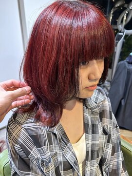 エイチ ヘア デザイン セカンド(h Hair Design 2nd.) ブリーチオンカラー×インナーカラー