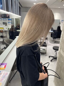 キング 枚方店(K!ng) 縮毛矯正髪質改善ハイライトレイヤーカット枚方美容室エクステ