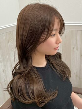 ヌク(Nuku.)の写真/20代女性に人気の韓国風ヘア☆ふんわりおくれ毛も小顔効果◎髪質改善/縮毛矯正やレイヤーカットも好相性◎