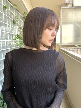 ファイブシーン アオヤマ(5SCENE AOYAMA) 暗めカラーボブくびれボブ外ハネボブ内巻きボブグランマッシュ