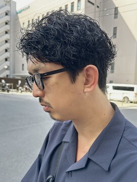 オーガニック アトリエ 大宮(organic+atelier) ツイストスパイラルパーマメンズパーマ波巻きパーマツーブロック