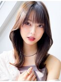 20代30代韓国風レイヤーカット×暖色カラー◎艶髪トリートメント