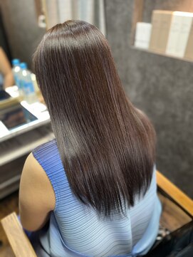ロックス ヘアー ギャラリー(Rocks hair gallery) ハイライト×明るめパープルグレージュ