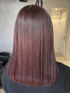 エリマ 調布(elima) レディースレイヤーブリーチなしダブルカラーチェリーレッド