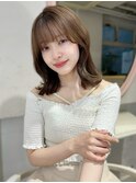 髪質改善*ワンホンレイヤーボブミルクブラウン*美髪【Zina熊本】