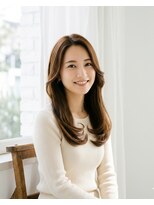 ラディシュ さがみ野(RADISH)&nbsp;20代30代◎透明感ミルクティーベージュロングワンホンレイヤー