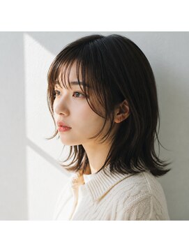 フレイムス ヘアアンドリラックス 大宮東口店(Frames) 30代40代50代絶壁解消ひし形小顔前下がりショートボブ【大宮】