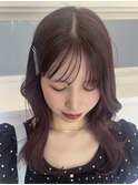 大人可愛い、綺麗なお姉さんのくびれ巻き/艶感ピンクブラウン